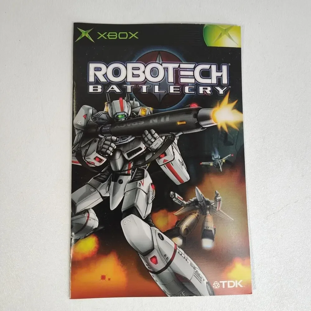 Robotech: Battlecry‎ (Microsoft Xbox, 2002) Manual Only